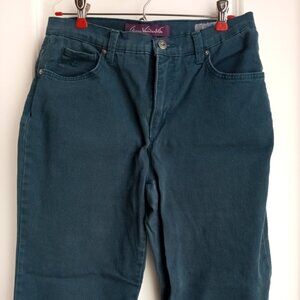 Gloria Vanderbilt Amanda Jeans Teal size 6
